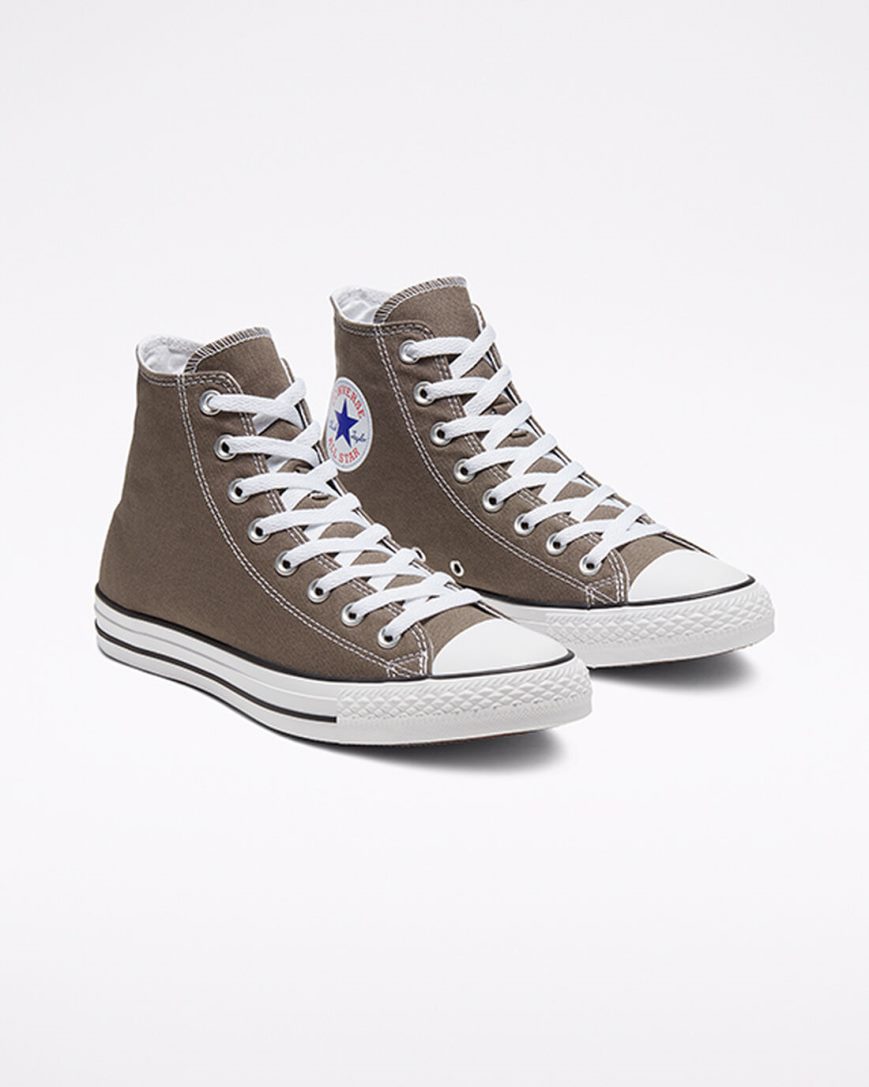 Zapatillas Altas Converse Chuck Taylor All Star Classic Hombre Gris Oscuro | PE WELP80